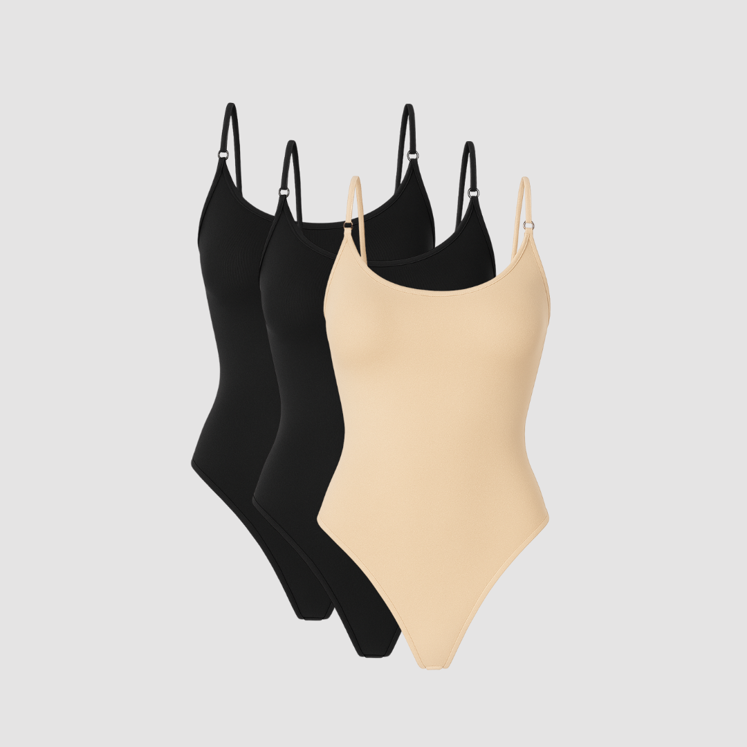 Shapewear - Luxus-Bodysuit 3er-Pack