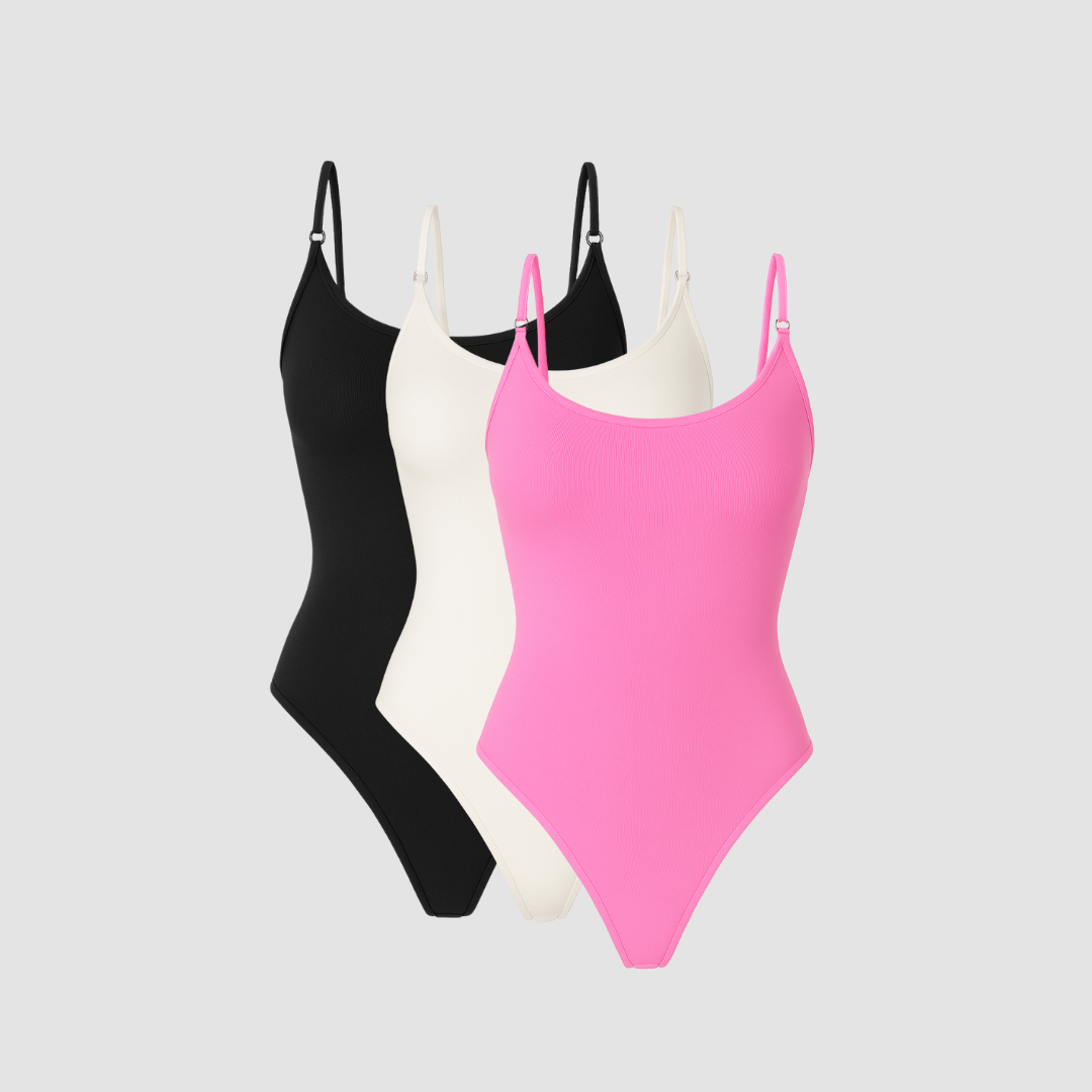 Shapewear - Luxus-Bodysuit 3er-Pack